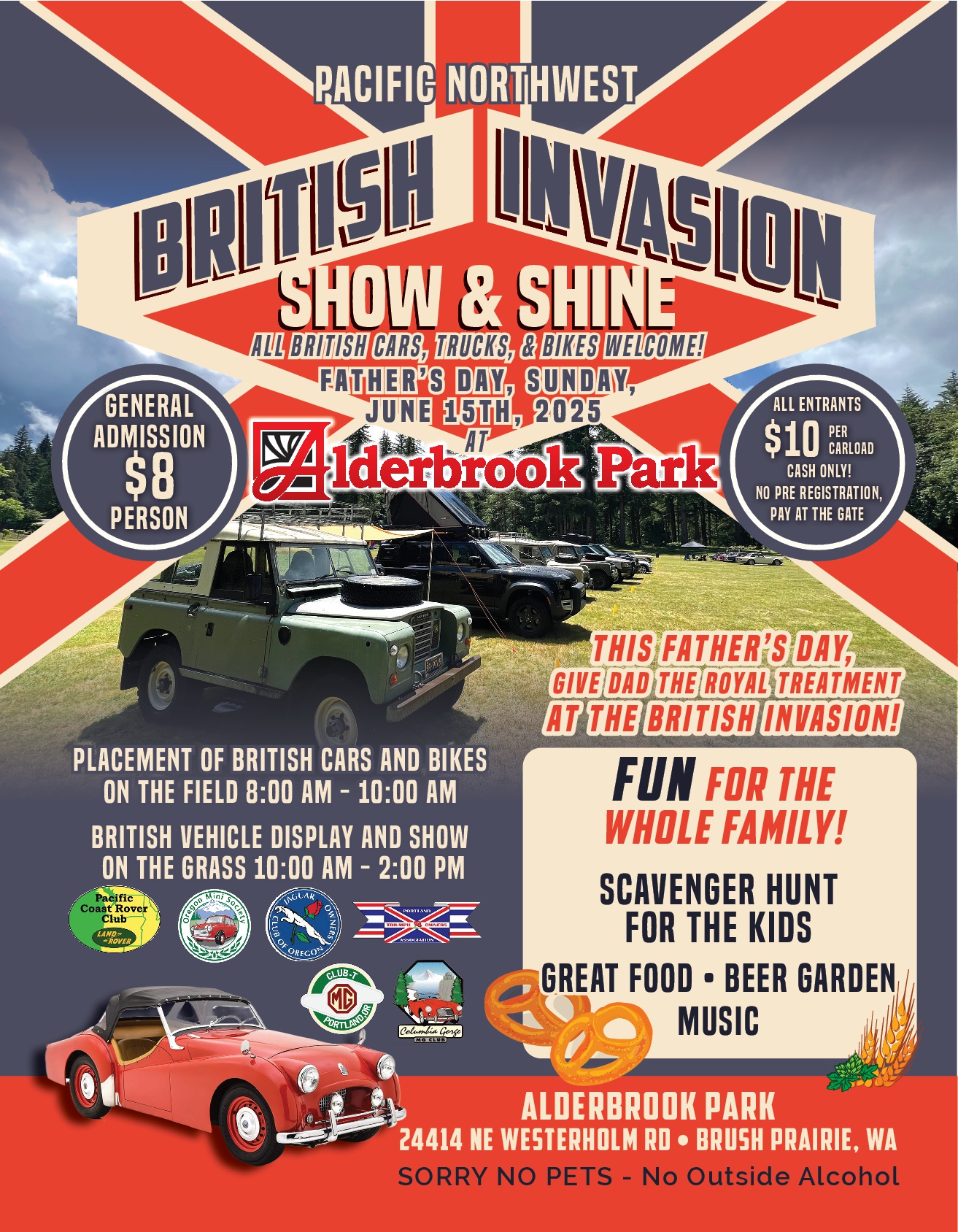 British Invasion Car show Alderbrook 2025